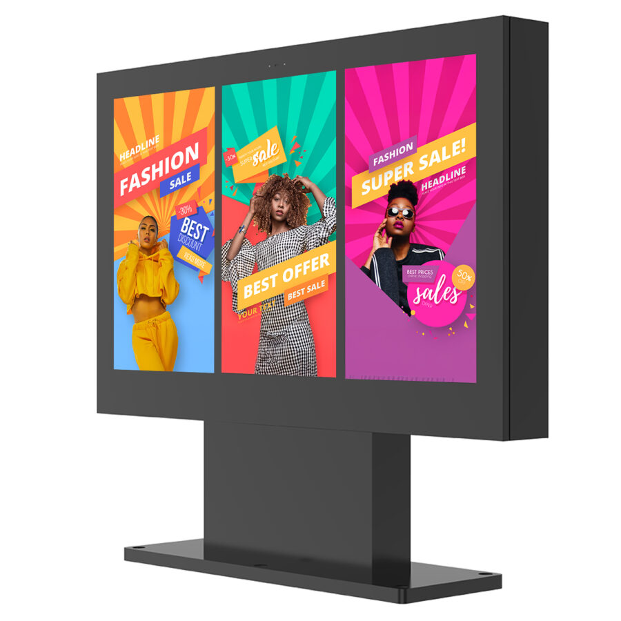Trodjelni vanjski digitalni zaslon – MWE989 - Becker Screen Trodjelni vanjski digitalni zaslon – MWE989