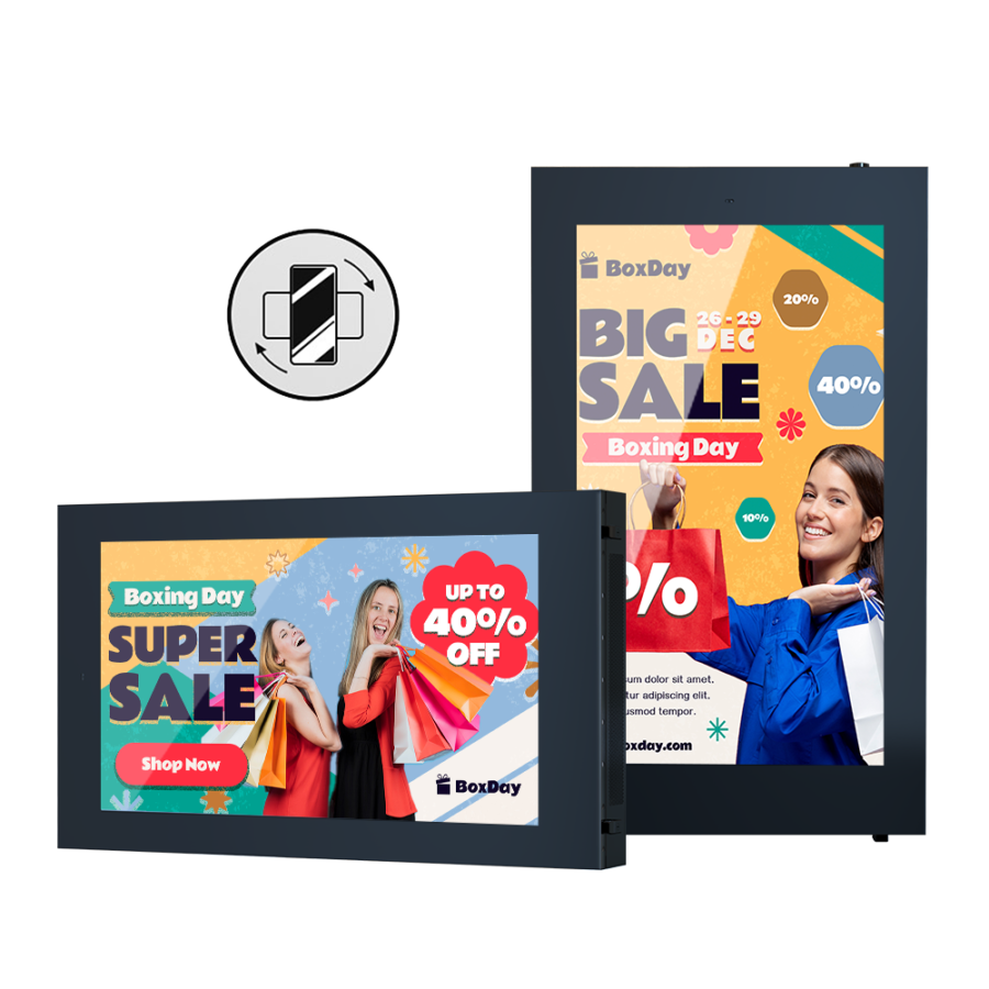 Vanjski digitalni LCD zaslon, zidni ili samostojeći – MWE863  