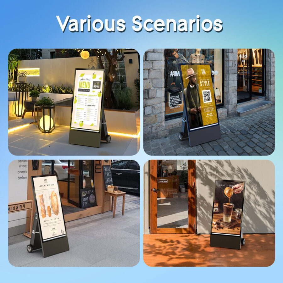 BS701 Semi-outdoor digital signage advertising Screen or Menu screen