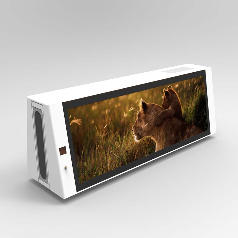 BS662 Taxi top Strip Dual Side Outdoor P2 P0.4 lcd display high - Becker Screen BS662 Taxi top Strip Dual Side Outdoor P2 P0.4 lcd display high