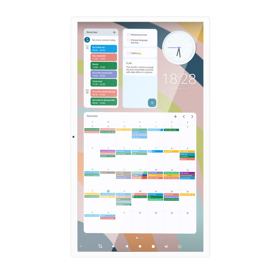 21.5″ BS Digital Calendar - Becker Screen 21.5″ BS Digital Calendar