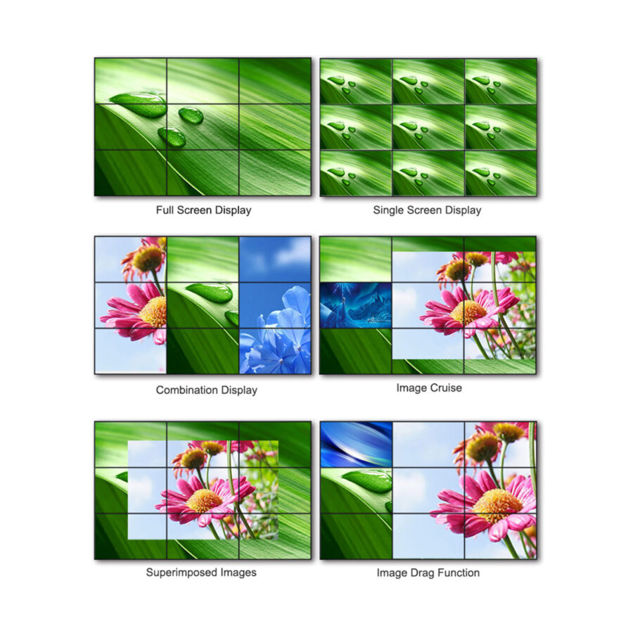 BS55LBX38 – 55 inch 3.5mm 500 nit Video Wall solutions