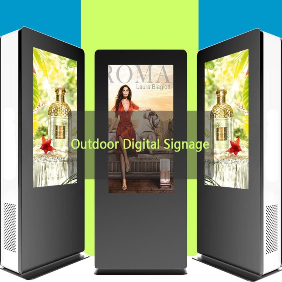 BS930 High Brightness Waterproof Outdoor Dual Screen LCD Advertising Player
