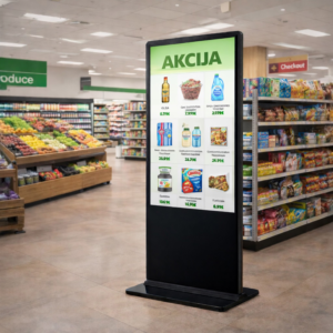 LCD reklamni zaslon za digitalno oglašavanje i informiranje – komunikacija s kupcima u zatvorenom prostoru - Becker Screen 