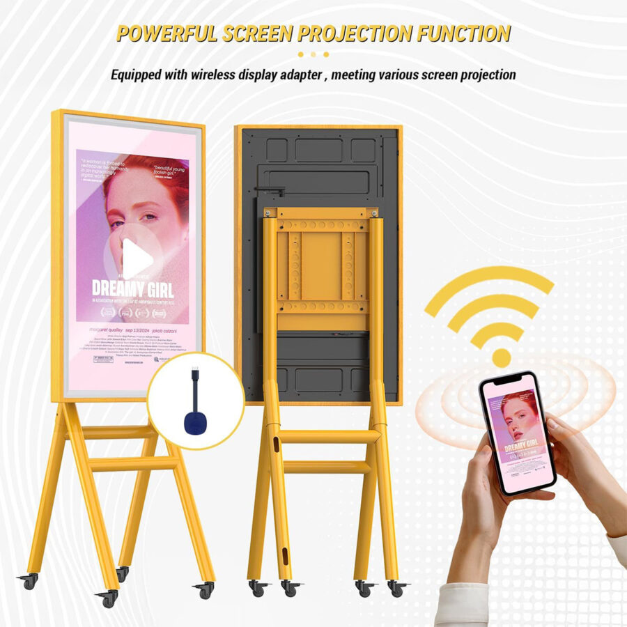 Mobilni interaktivni LCD digitalni oglasni zaslon