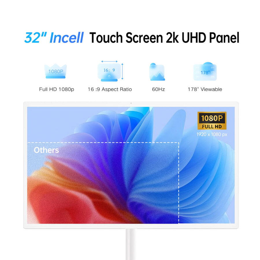 Prijenosni LCD zaslon na stalku s baterijom za prezentacije i digitalni sadržaj – MWE800